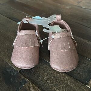NWT! Baby girl moccasins